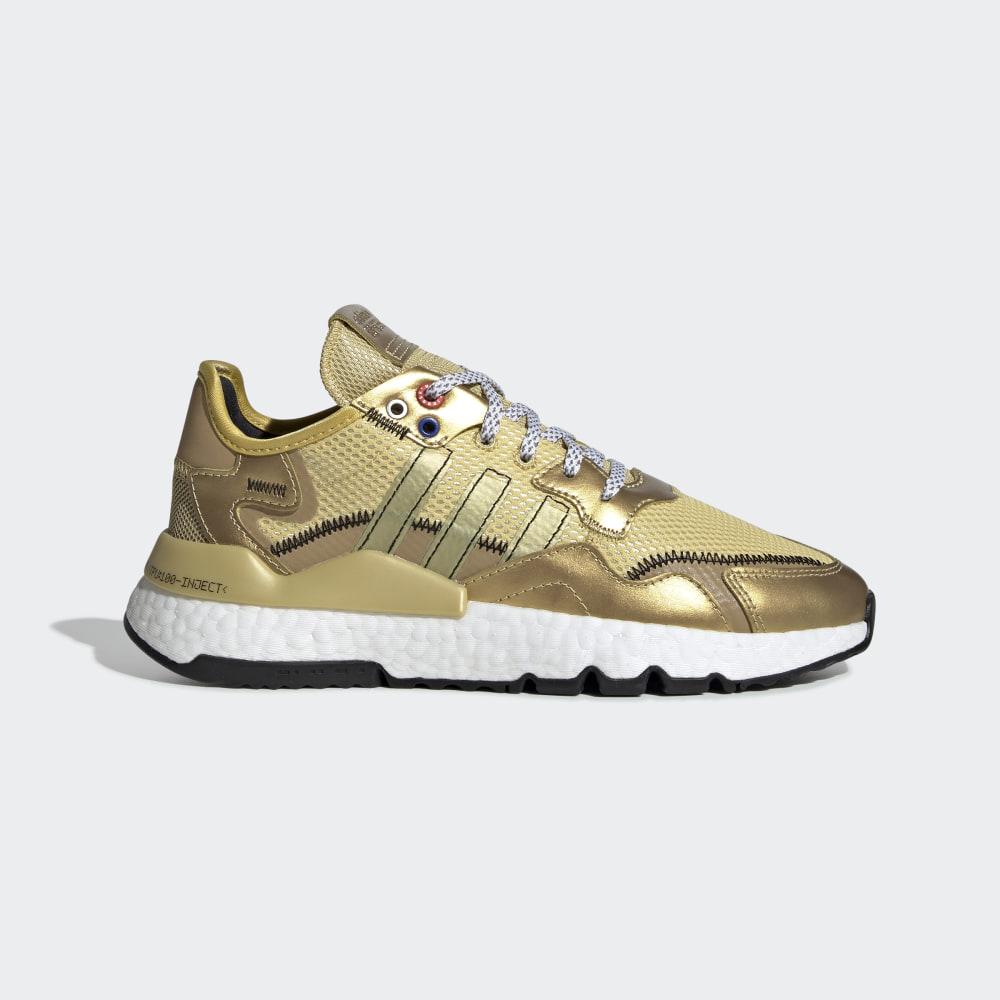 Originals Adidas Nite Jogger Barbati Romania - Aurii Metal/Negrii EF5427